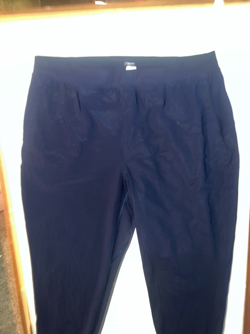 Lululemon nylon jogger Navy Straight-Leg Pants sz 12